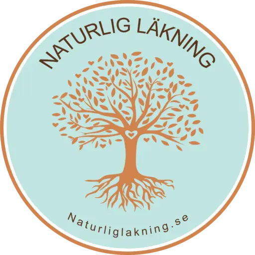 Naturlig Läkning logotyp, länkad till startsidan. Naturligläkning.se.